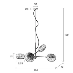 New Zuiver Hanglamp Gringo Multi