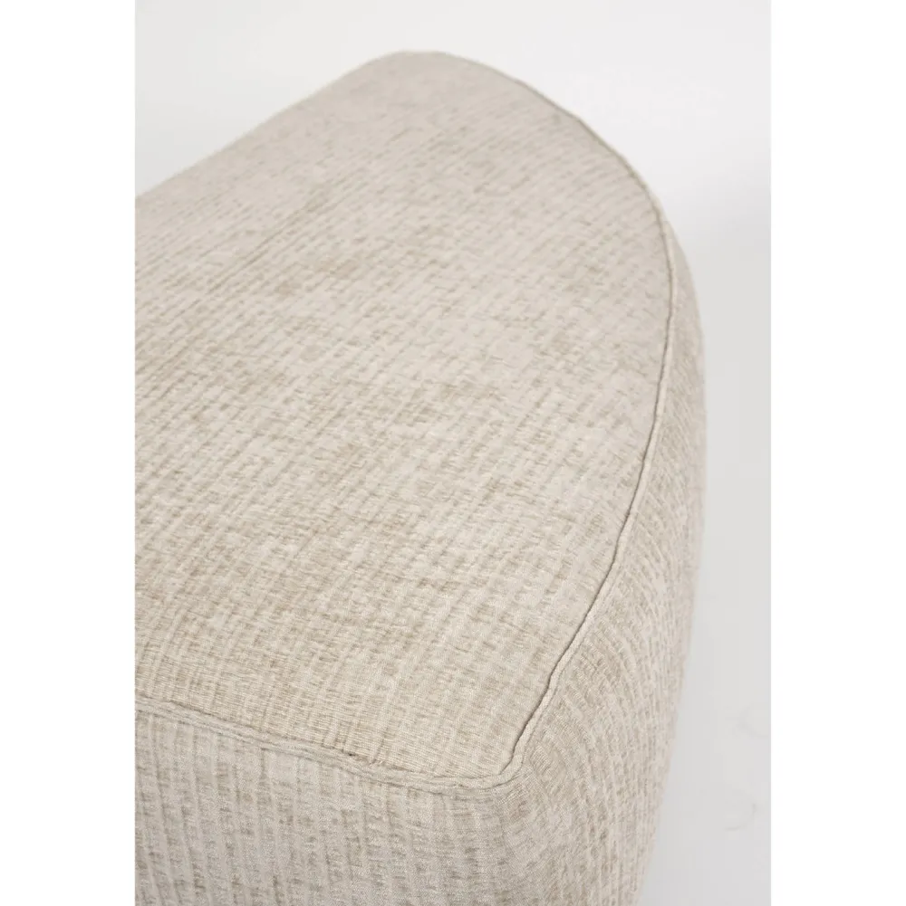 New Zuiver Hunter Modulair Bankelement (Poef Halfrond Links)