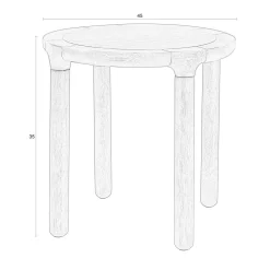 Clearance Zuiver Salontafel Storm