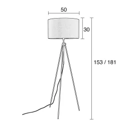 Clearance Zuiver Vloerlamp Lesley