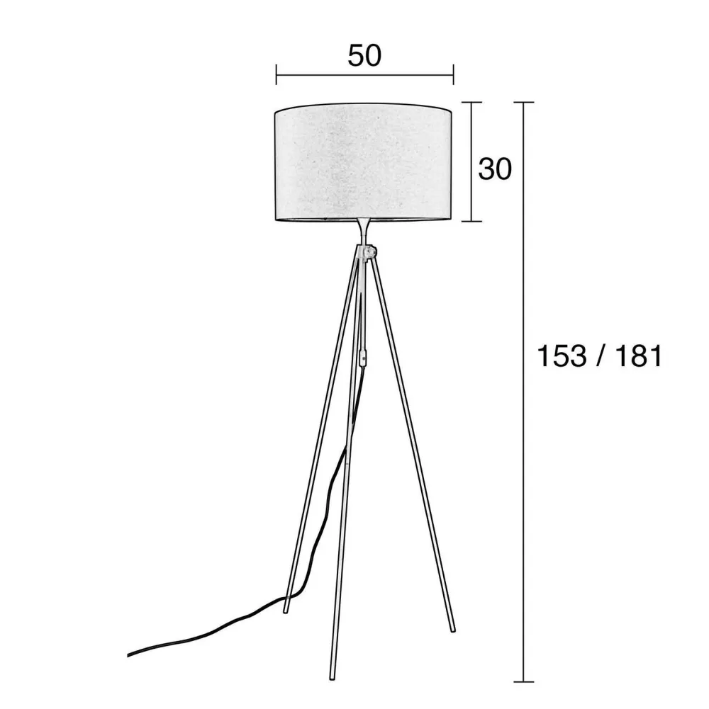 Clearance Zuiver Vloerlamp Lesley