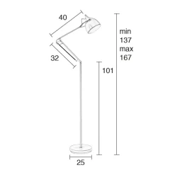 Clearance Zuiver Vloerlamp Reader